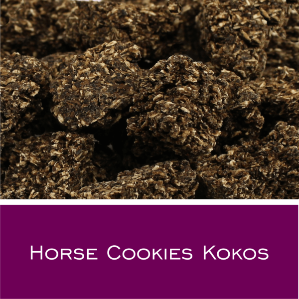Horse-Cookies mit Kokosflocken